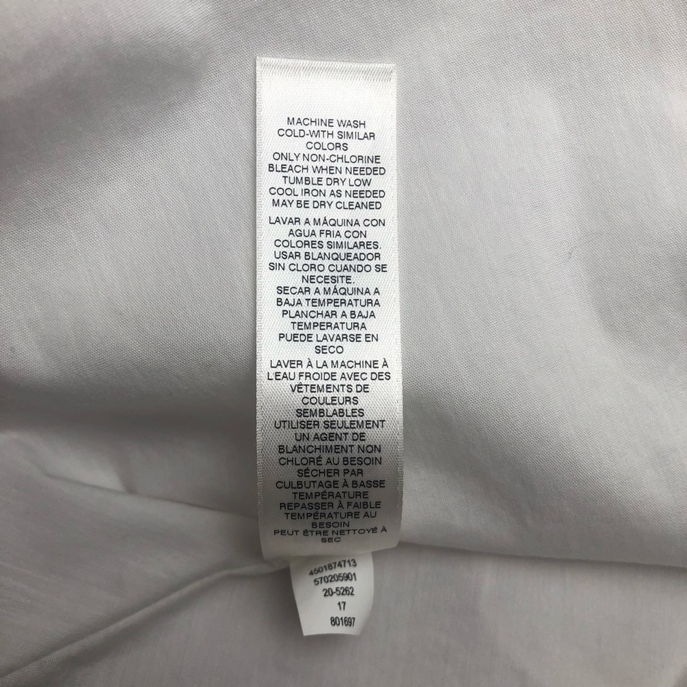 White House Black Market (WHBM) Mock Neck Sleeveless Fit & Flare Tunic Top White - Picture 8 of 10